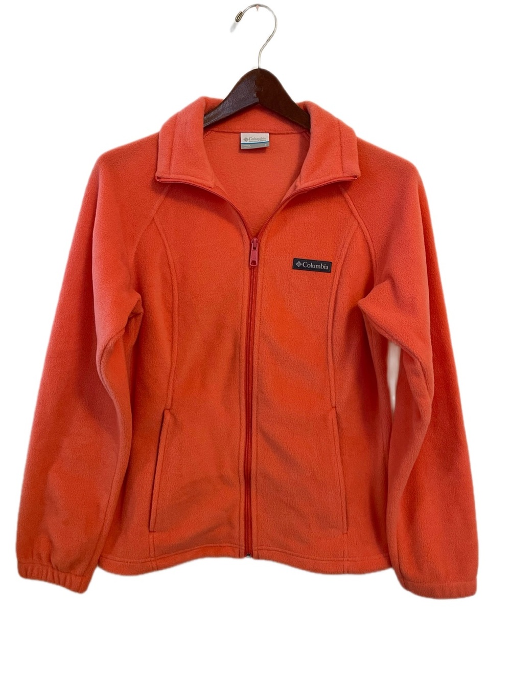 Columbia Women’s Full Zip Fleece Jacket Pockets Mid-Length Small Gorpcore